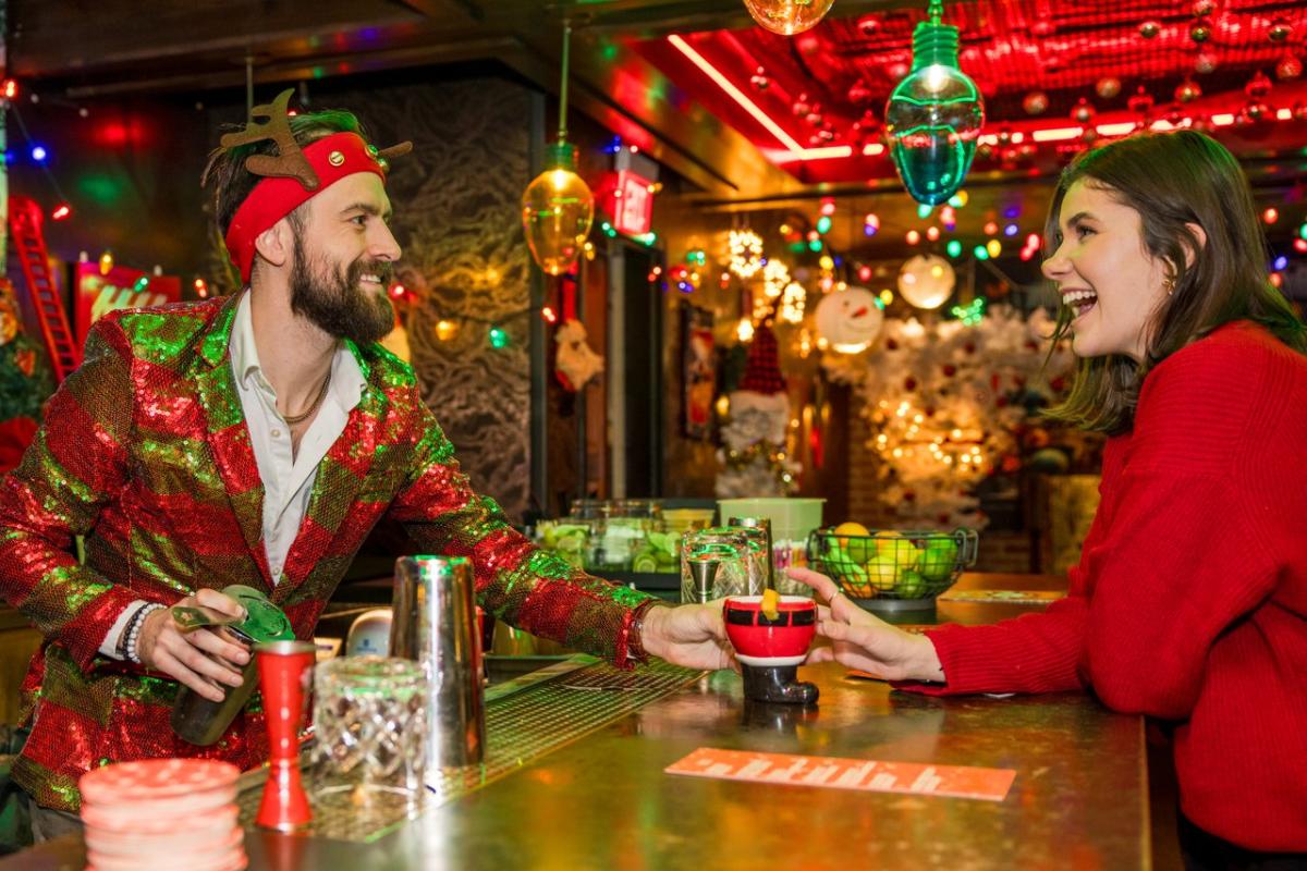 Drinks at Miracle Pop Up Bar