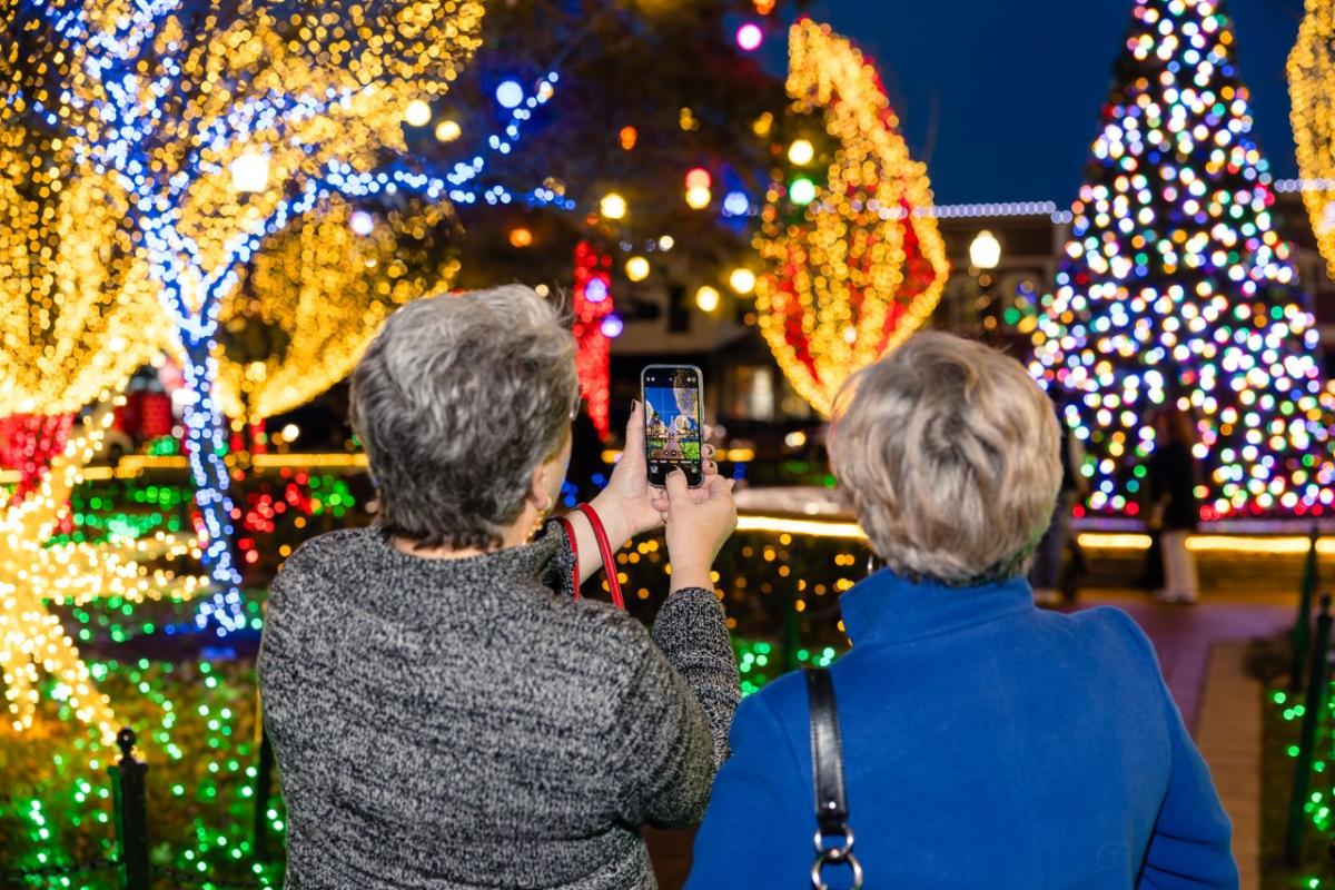 Enjoying the Holiday Lights