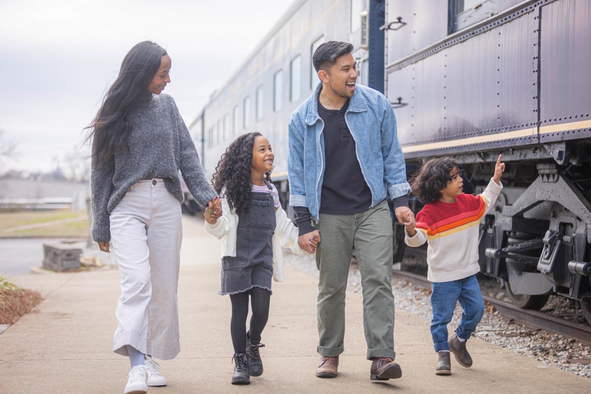 Family at Railpark