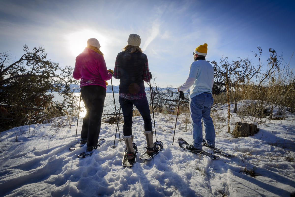 Snowshoeing