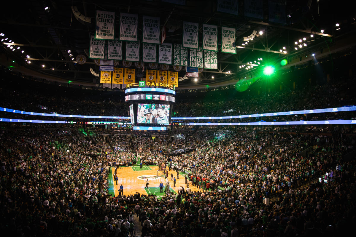 Celtics at TD Garden In Boston, MA