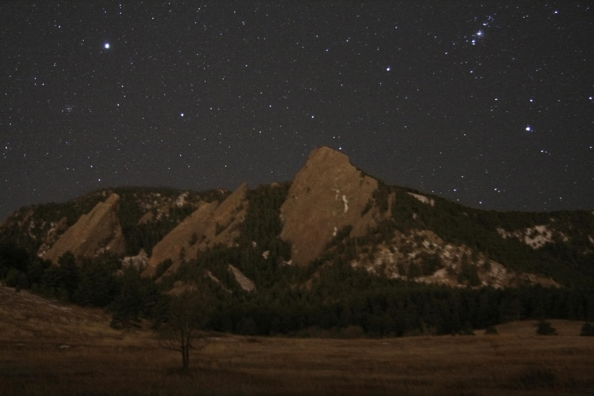 Flatirons with Stars