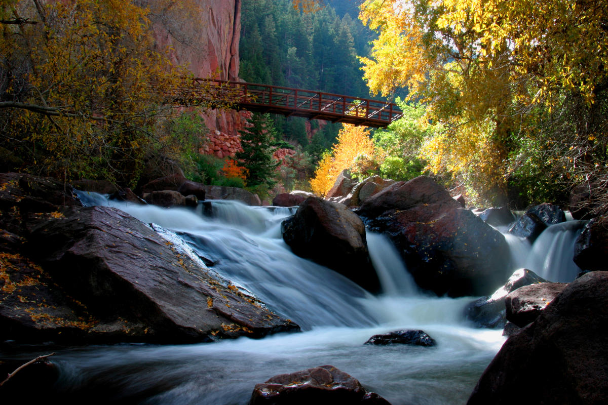 Waterfall at Eldorado Springs State Park