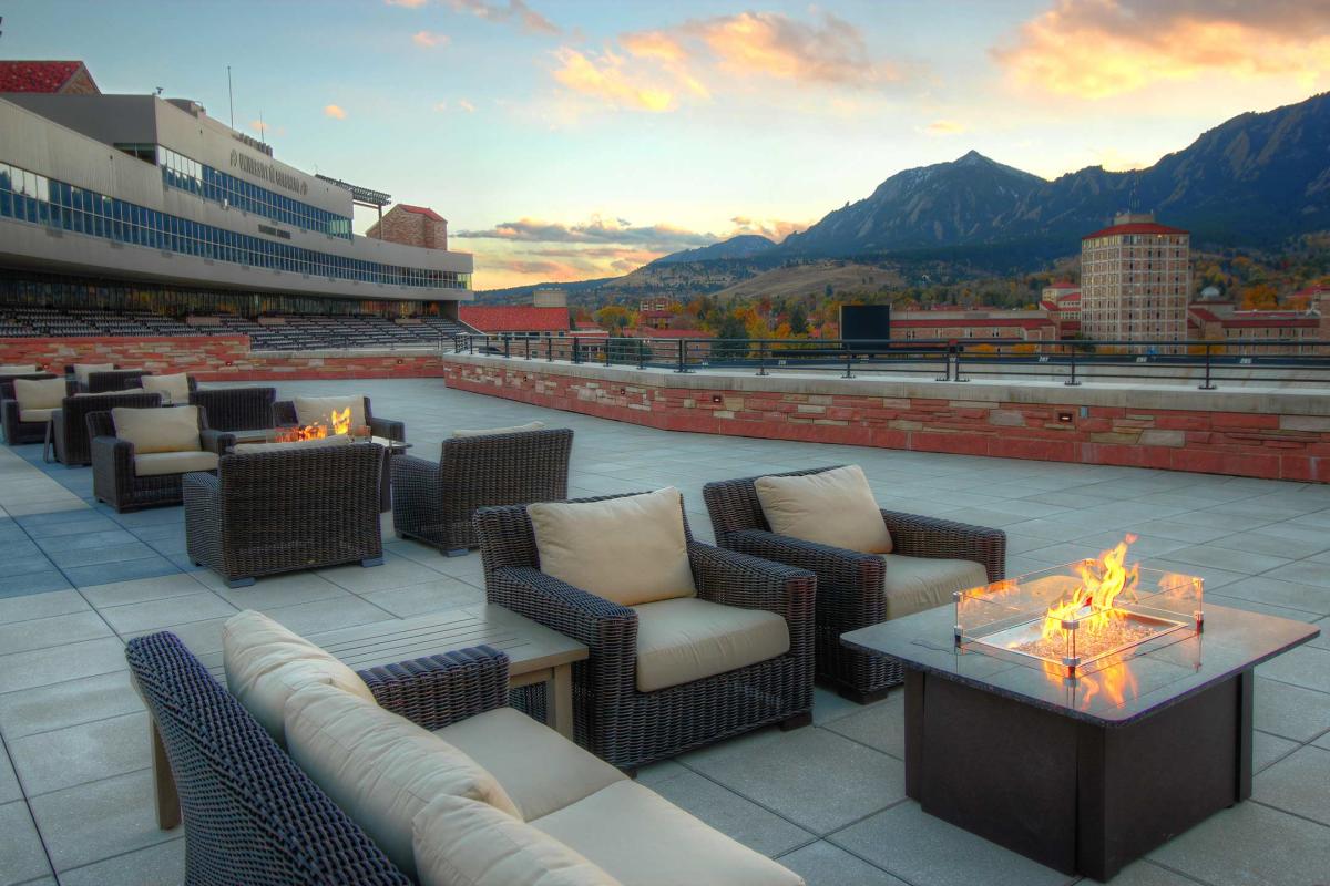 CU Rooftop with Firepit