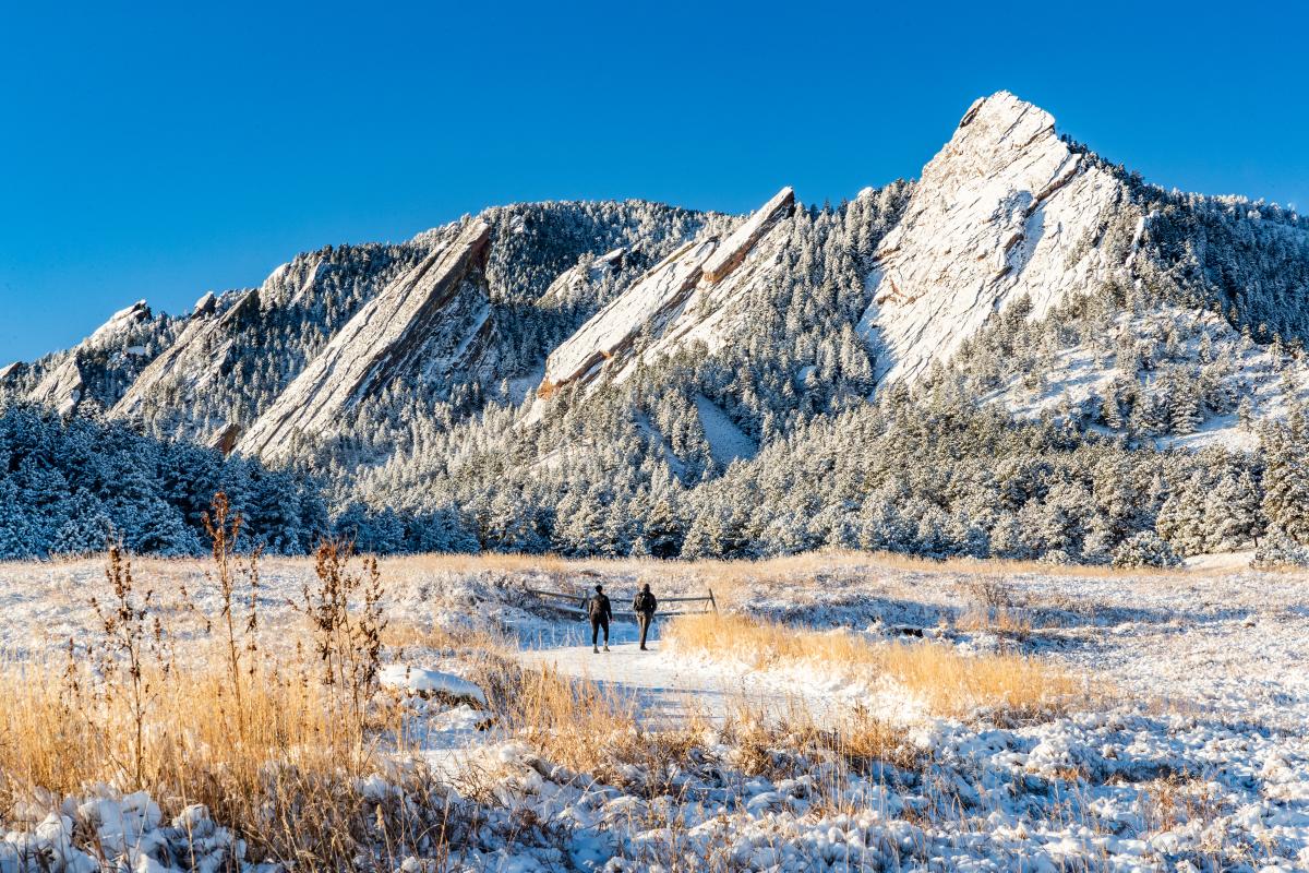 Chautauqua Trail in winter