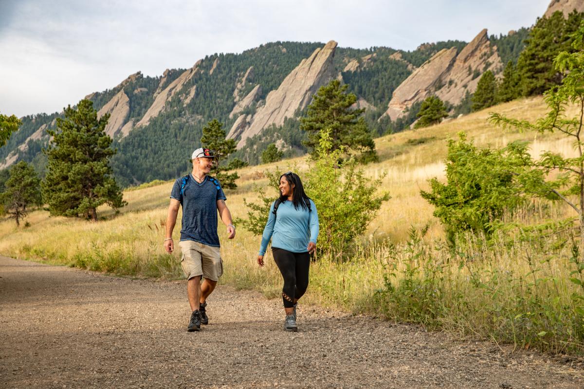 A couple hikes along Bluebell Road in Chautauqua near Boulder, CO