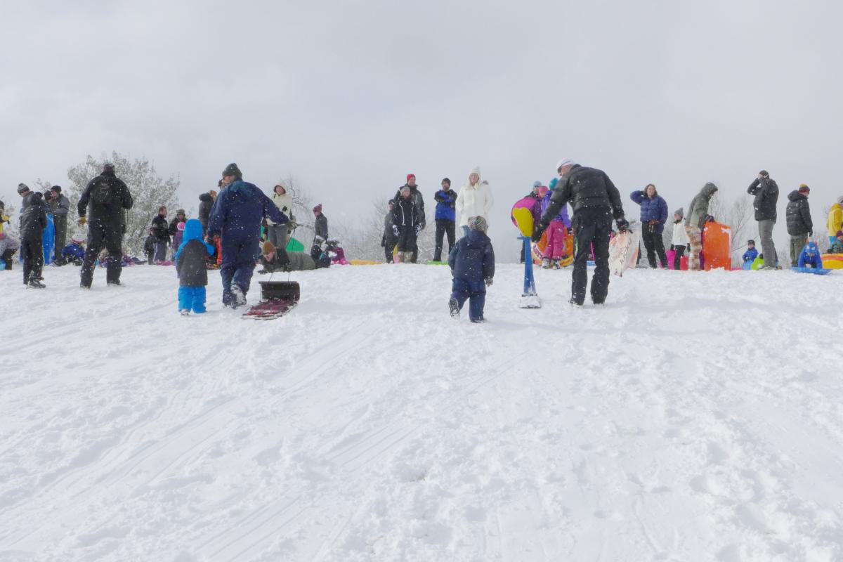 Scott Carpenter Sledding Boulder