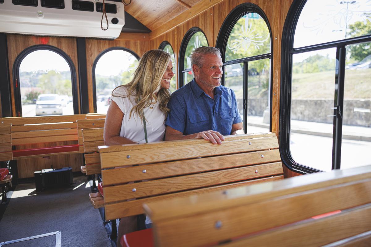 Downtown Trolley Couple 2025