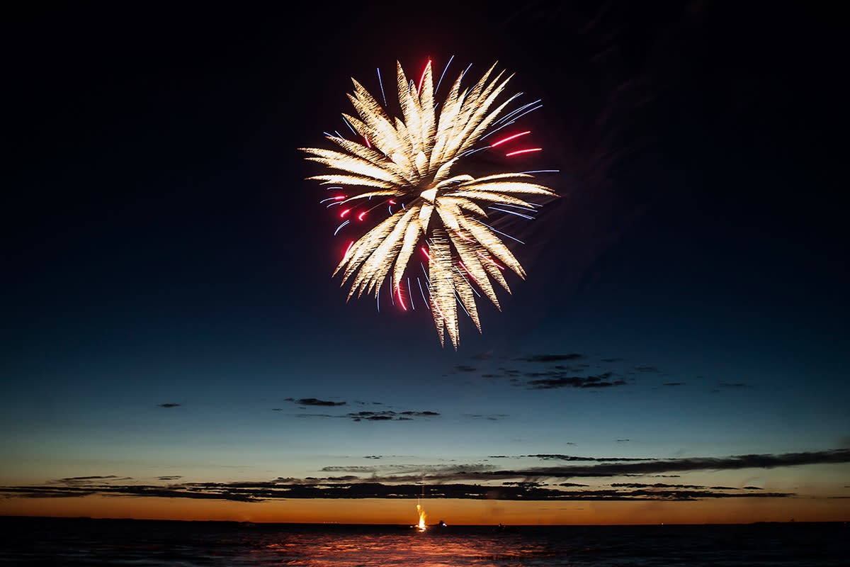 Fireworks on Cape Cod
