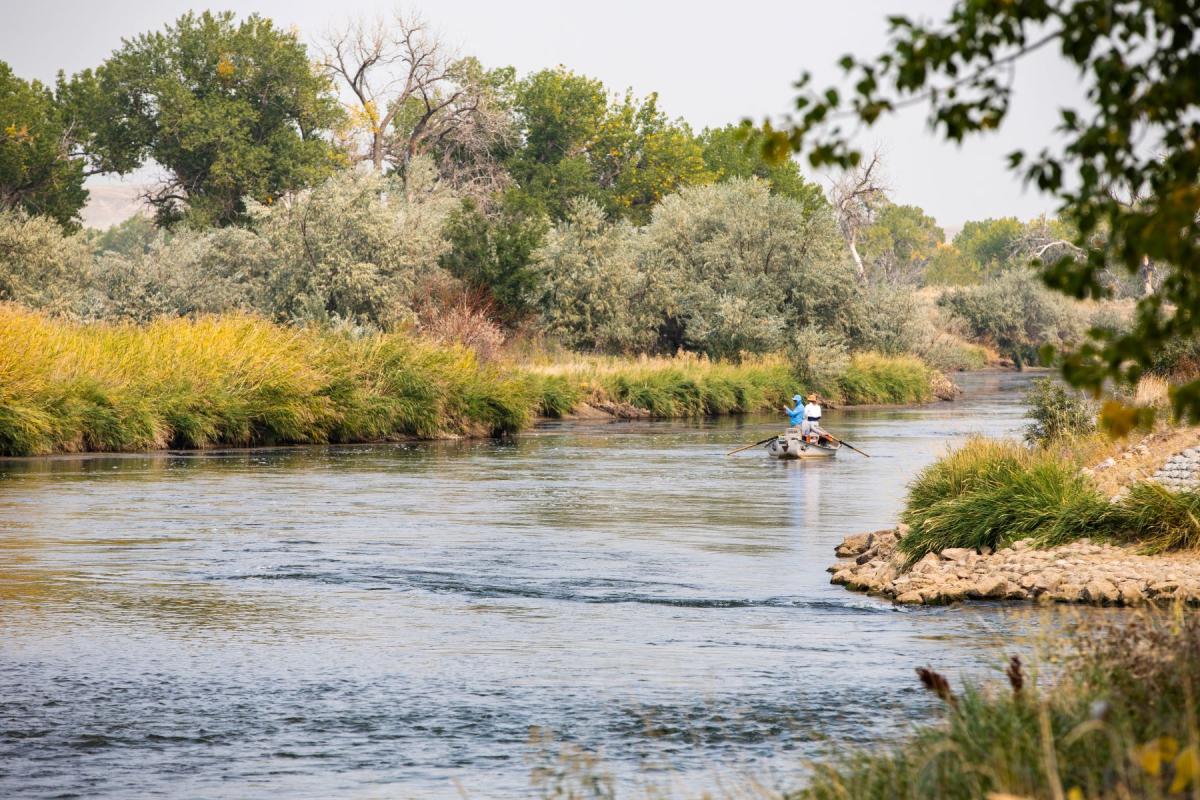 Fishing at Edness Kimball Wilkins State Park