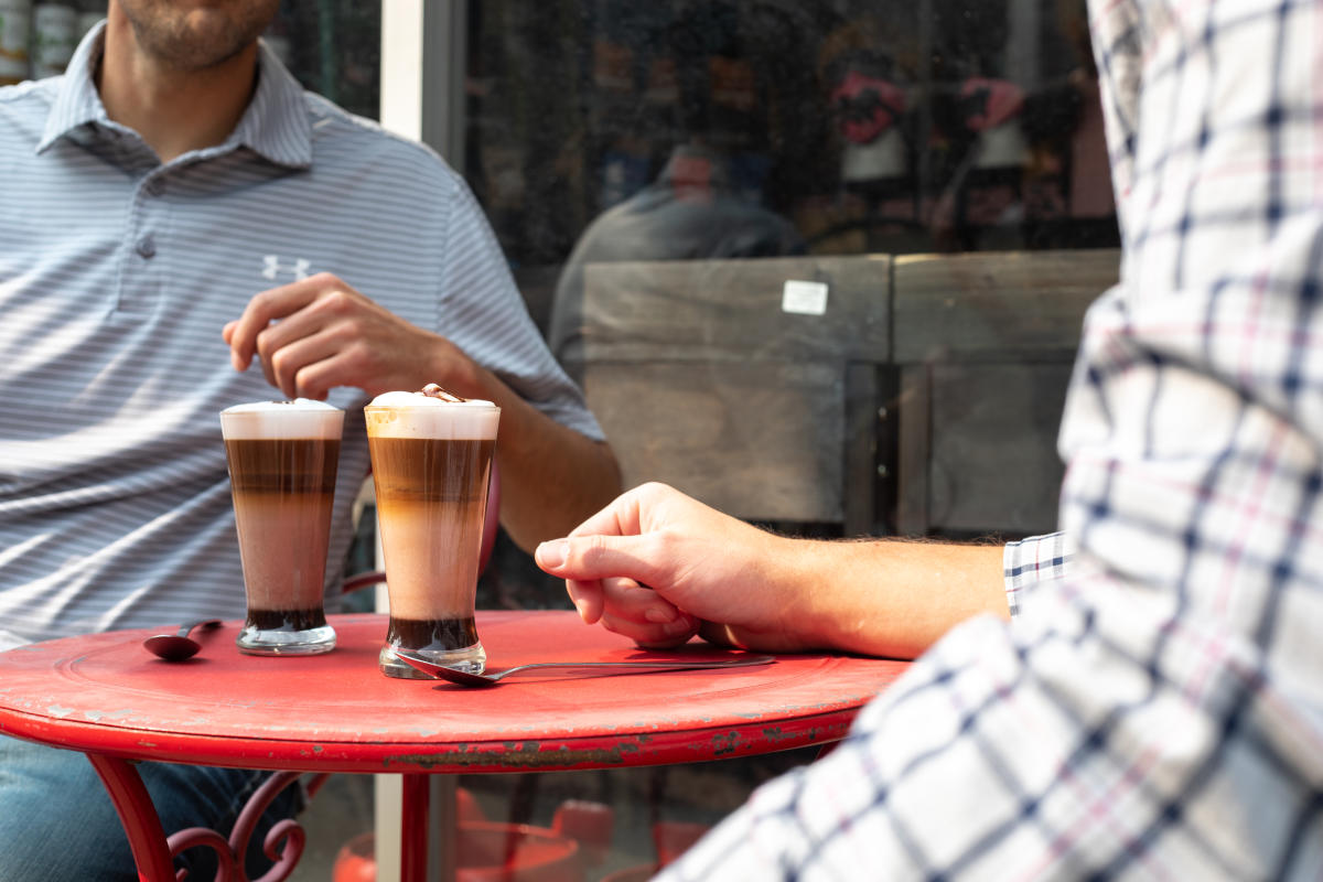 Coffee Outside at The Bourgeois Pig