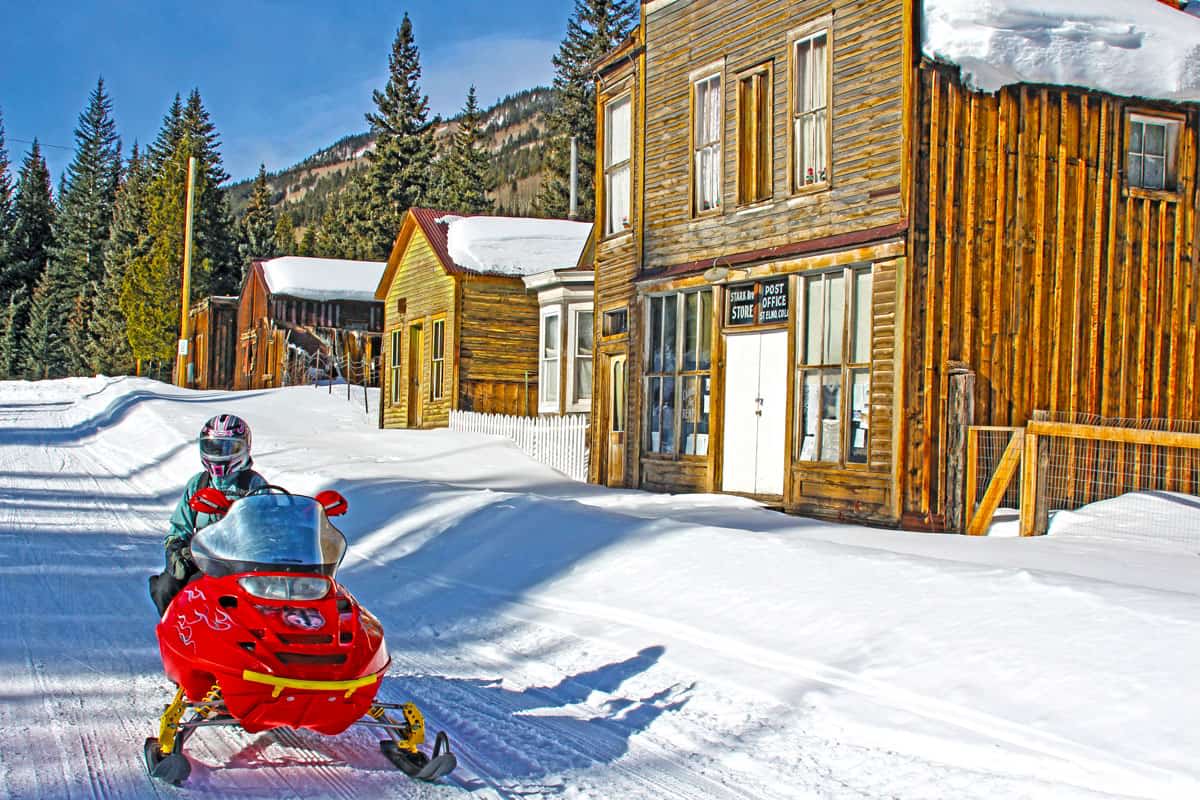 Snowmobiling St Elmo
