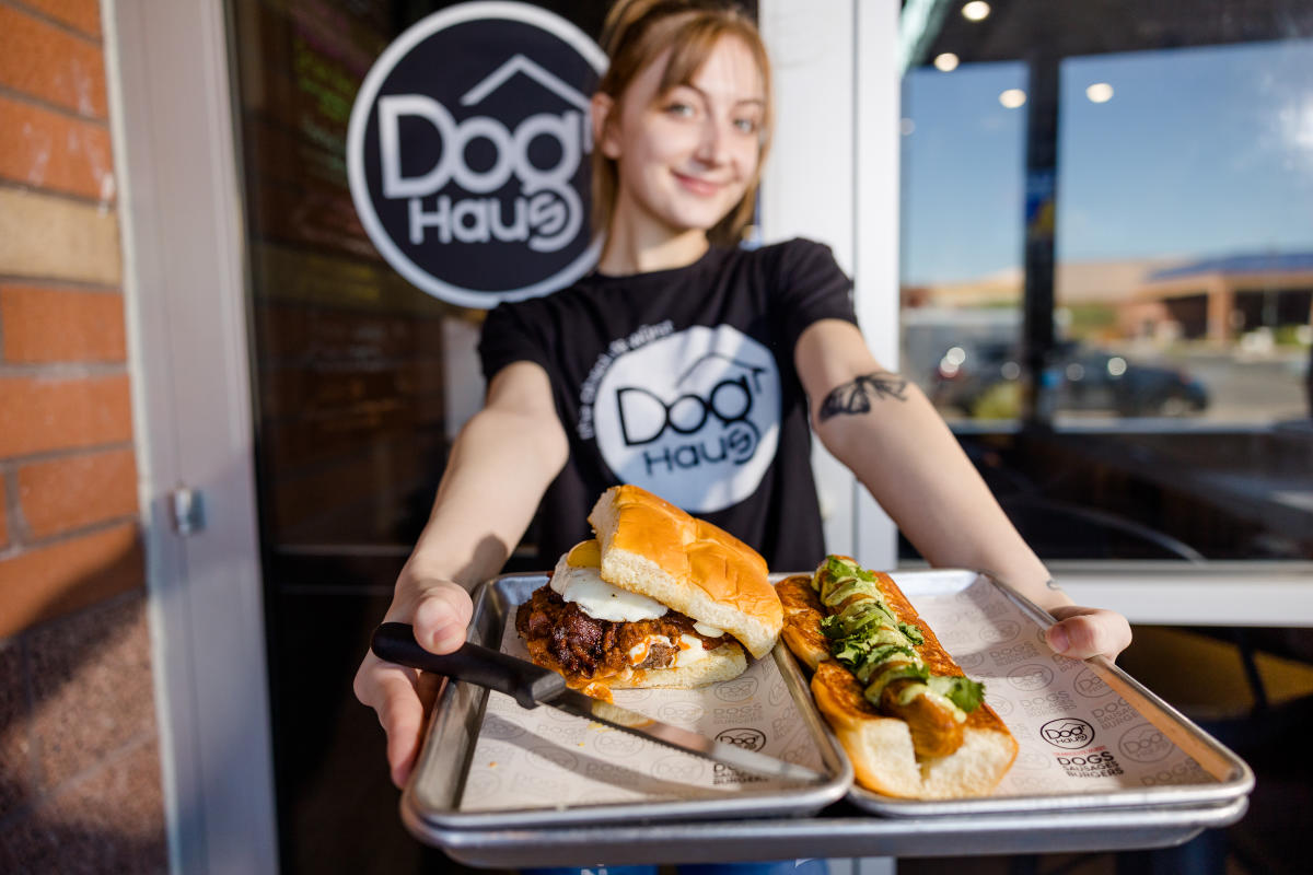 Big Belly Burger at Dog Haus Biergarten