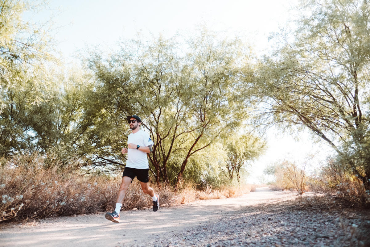 runner on a trail
