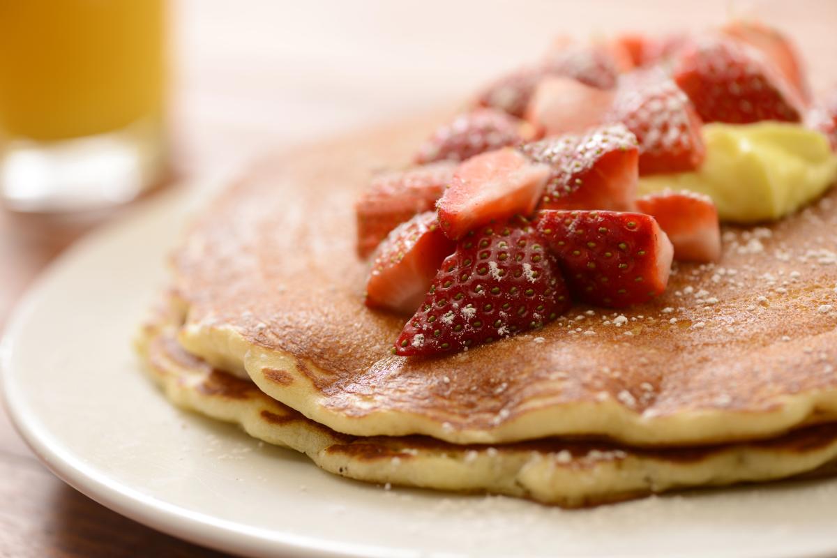 First Watch in Chandler, AZ - Lemon Ricotta Pancakes