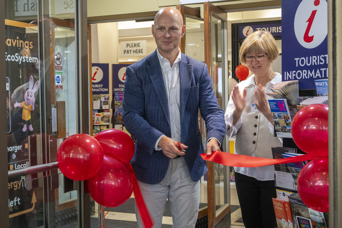 Max Wilkinson MP Opens Cheltenham’s New Tourist Information Centre