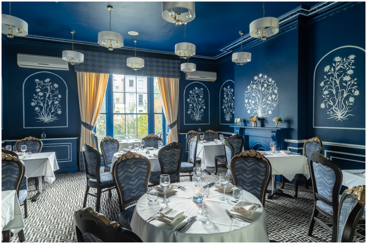 The Mahal restaurant dining area