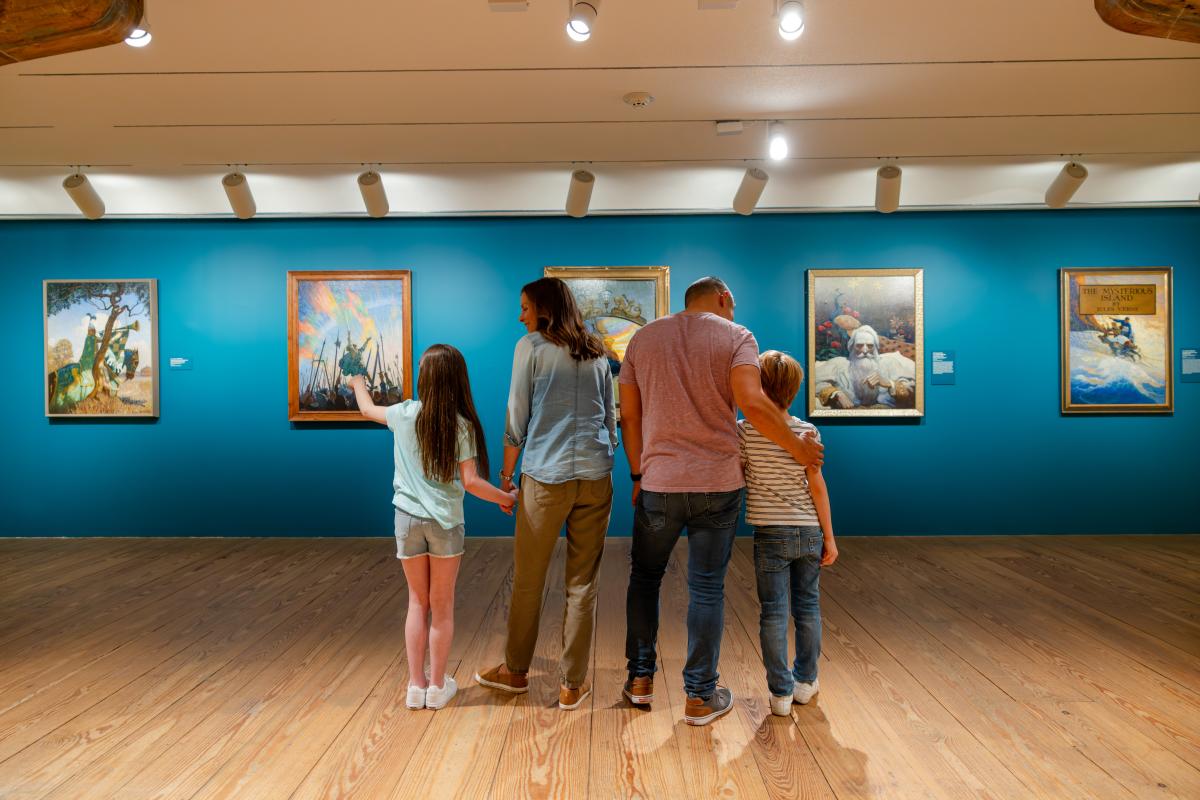Family at Brandywine Museum of Art