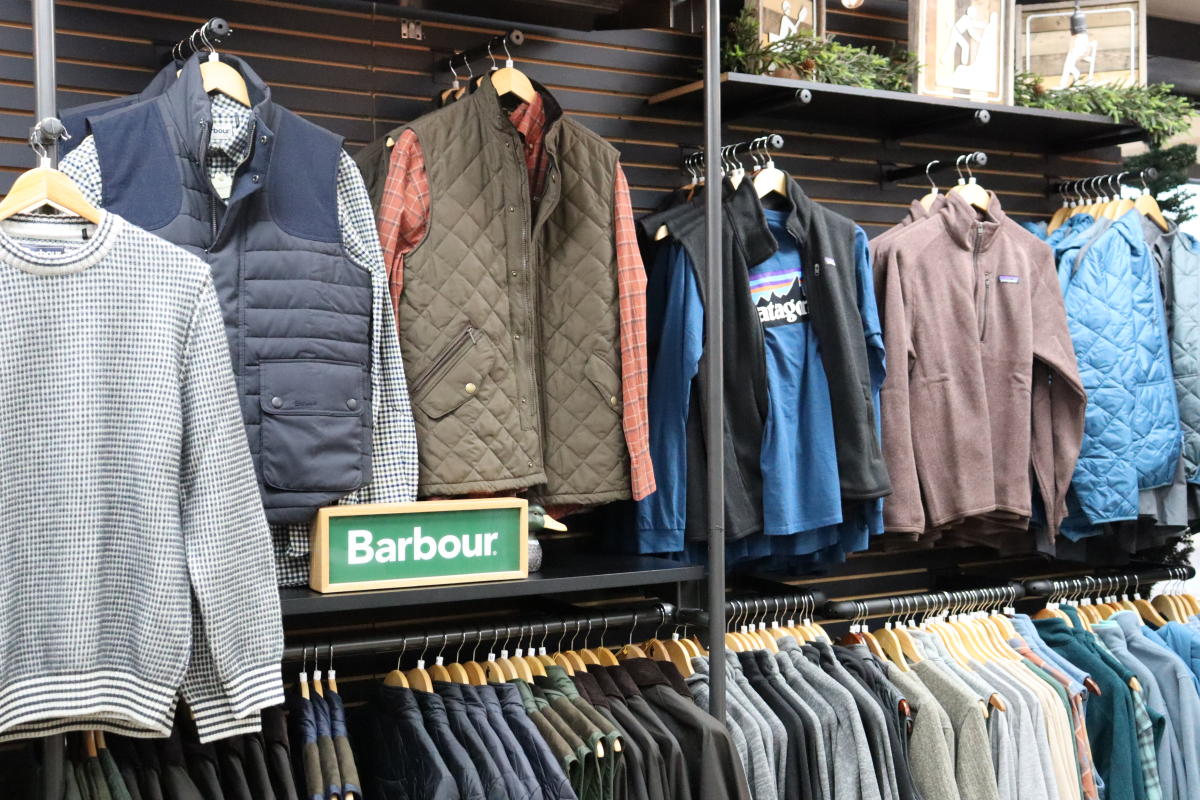 Men's clothing at a local store