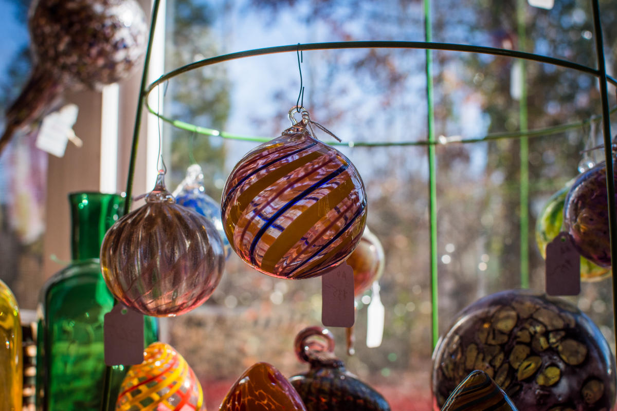 blown glass ornaments
