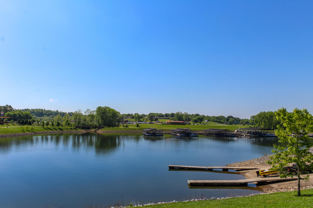 boat ramps at a marina