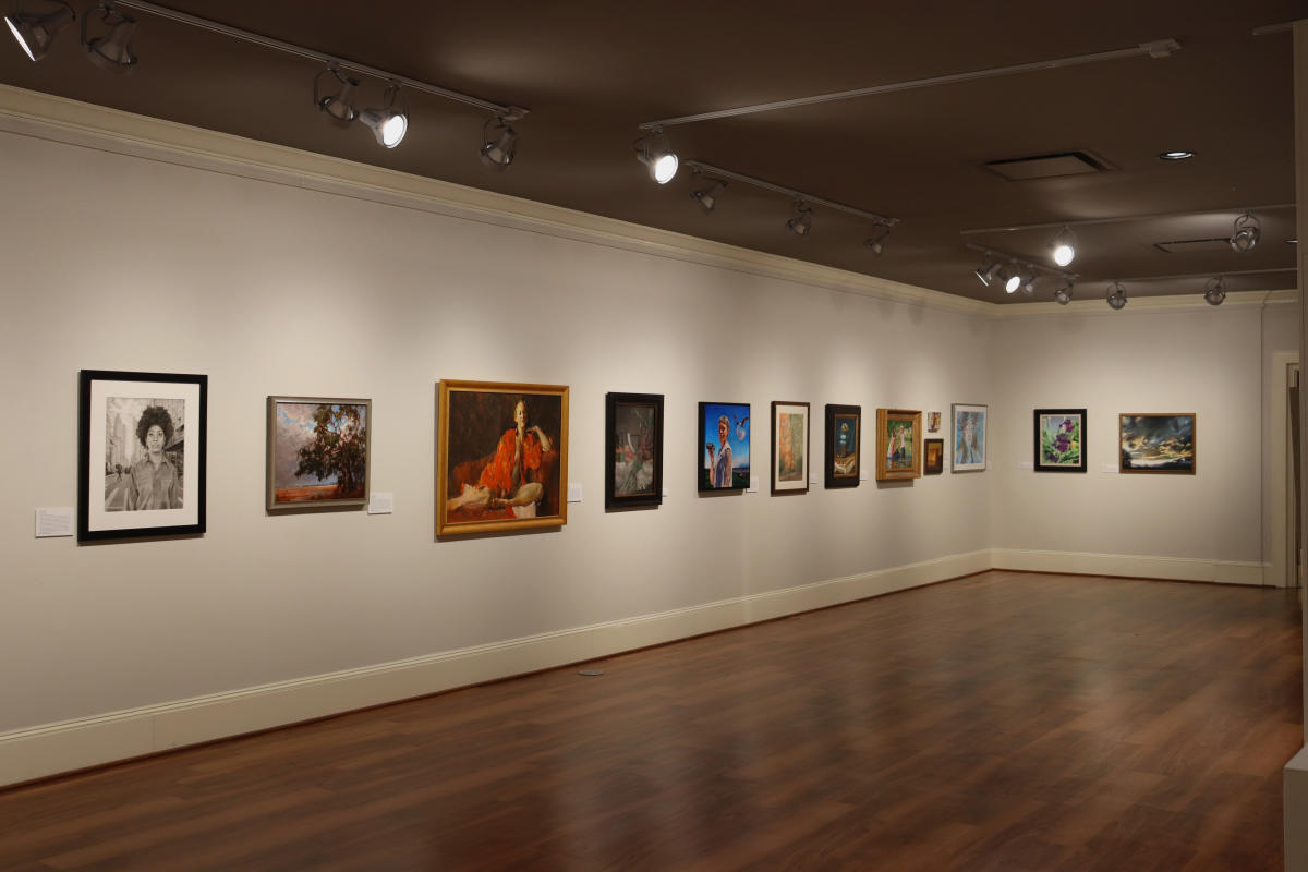 Gallery exhibit at Customs House Museum