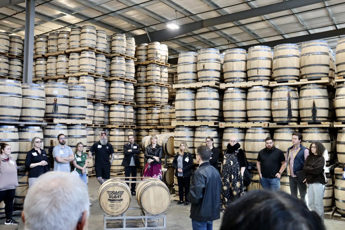 Group Tour at Old Glory Distilling Co