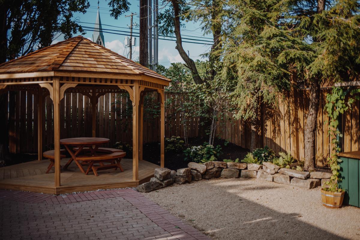 Gemut Biergarten Patio + Gazebo