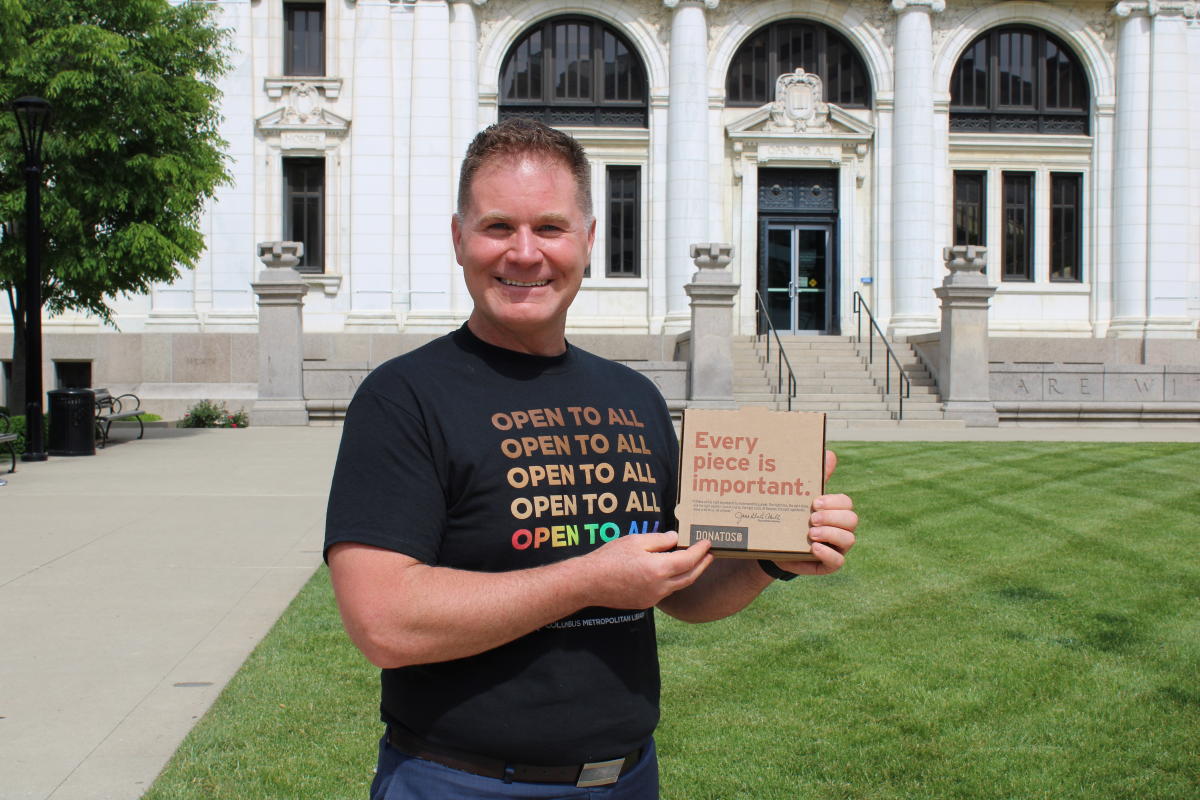 Columbus Metropolitan Library and Donatos Pizza