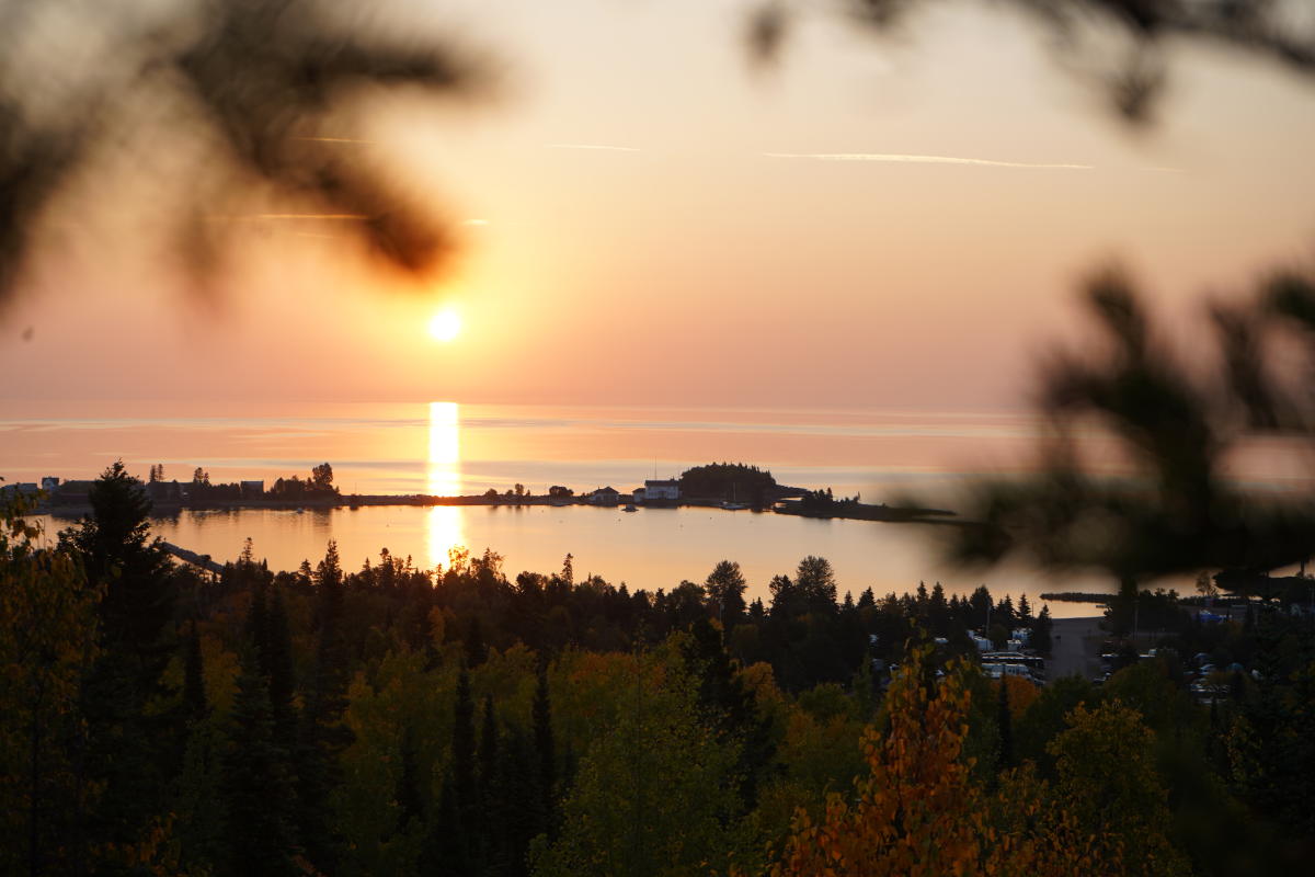 Sweetheart's Bluff in Grand Marais