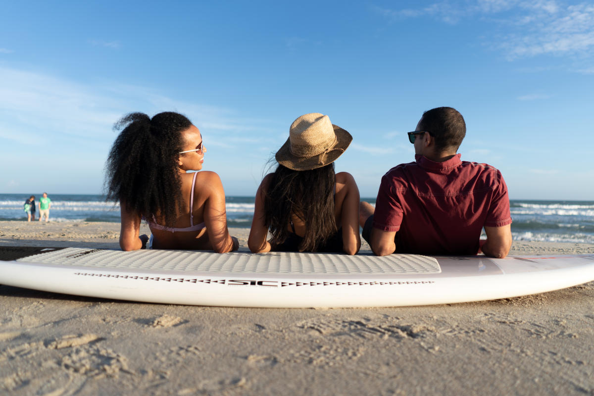 Relaxing on a SUP