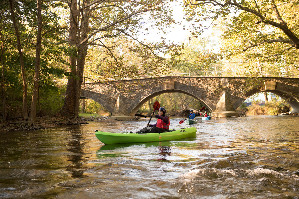 Kayaking on Yellow Breeches Creek