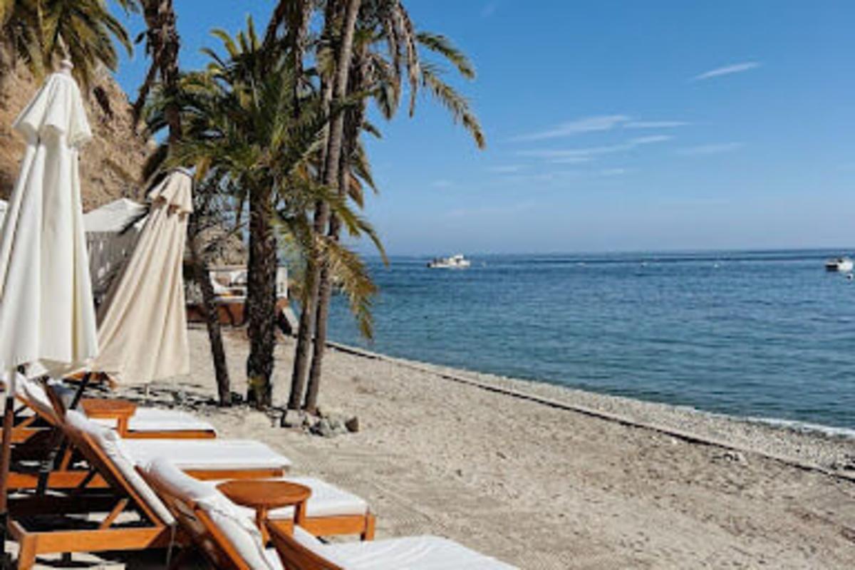 Beach Chairs at Descano Beach Club on Catalina Island