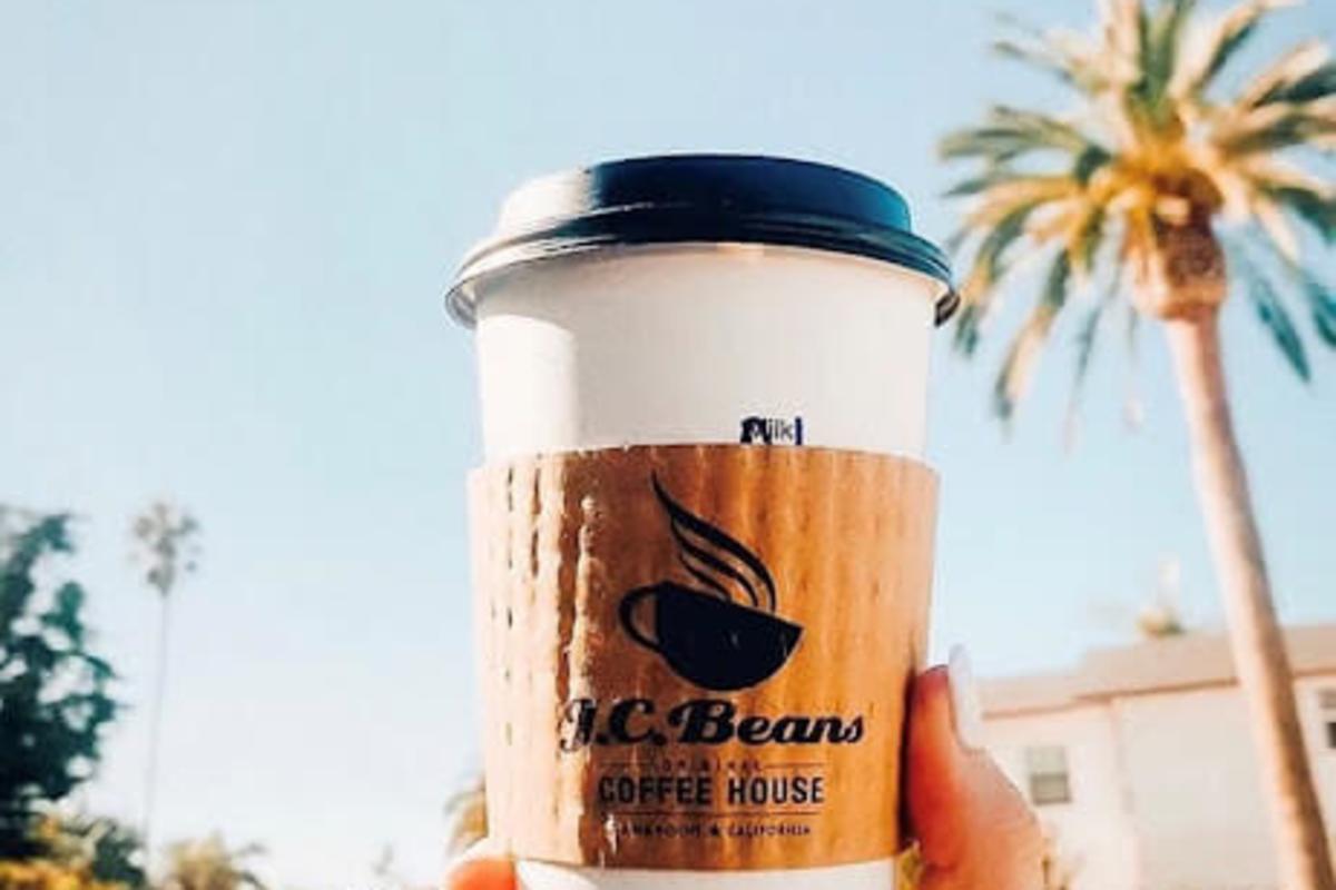 J C Beans coffee cup