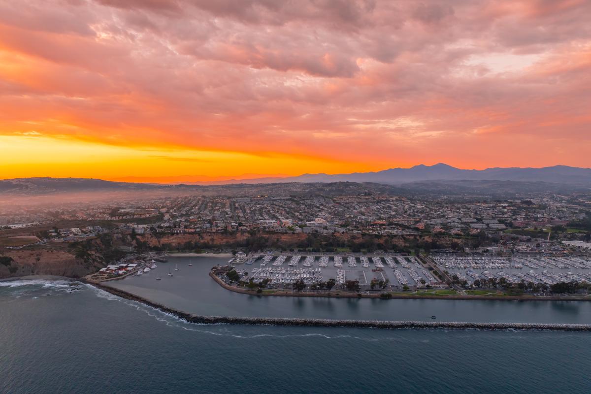 Dana Point Harbor Sunset