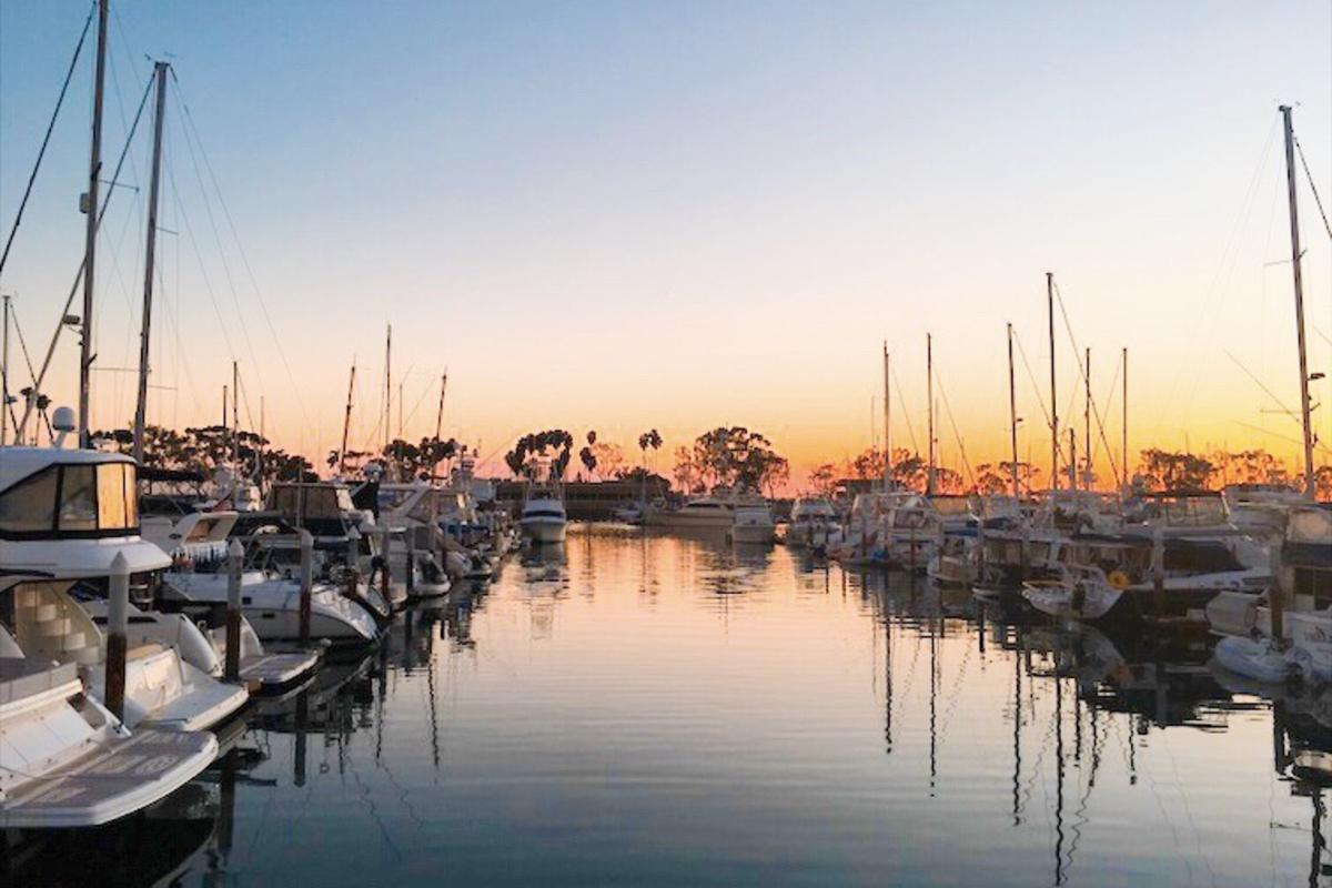 Dana Point Harbor boats