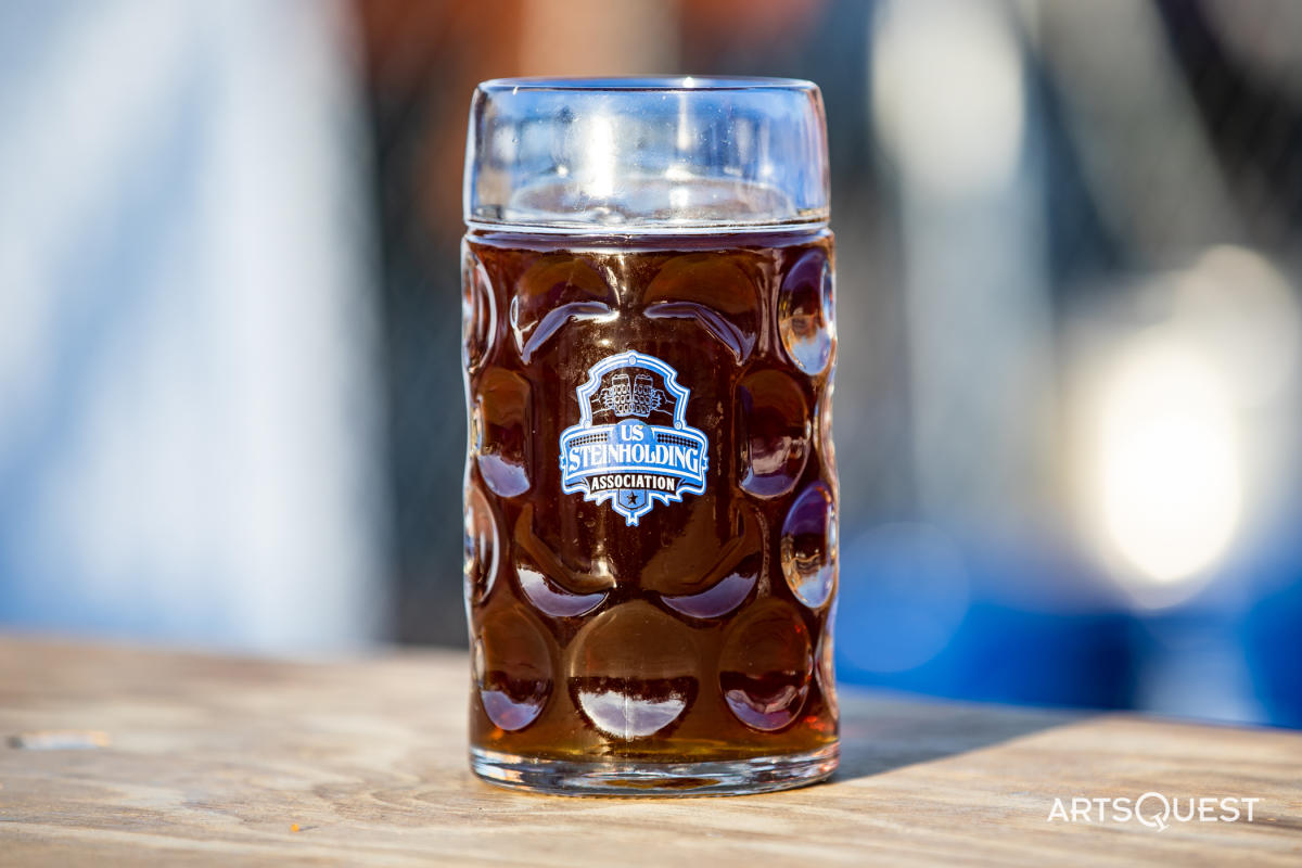 A stein of dark beer at Oktoberfest in Bethlehem | Lehigh Valley, PA