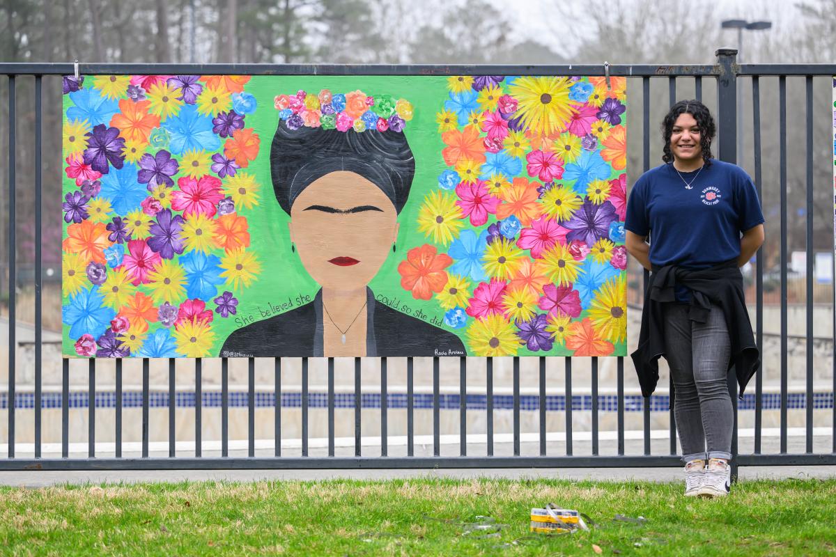 Brook Run Murals, Firda Kahlo