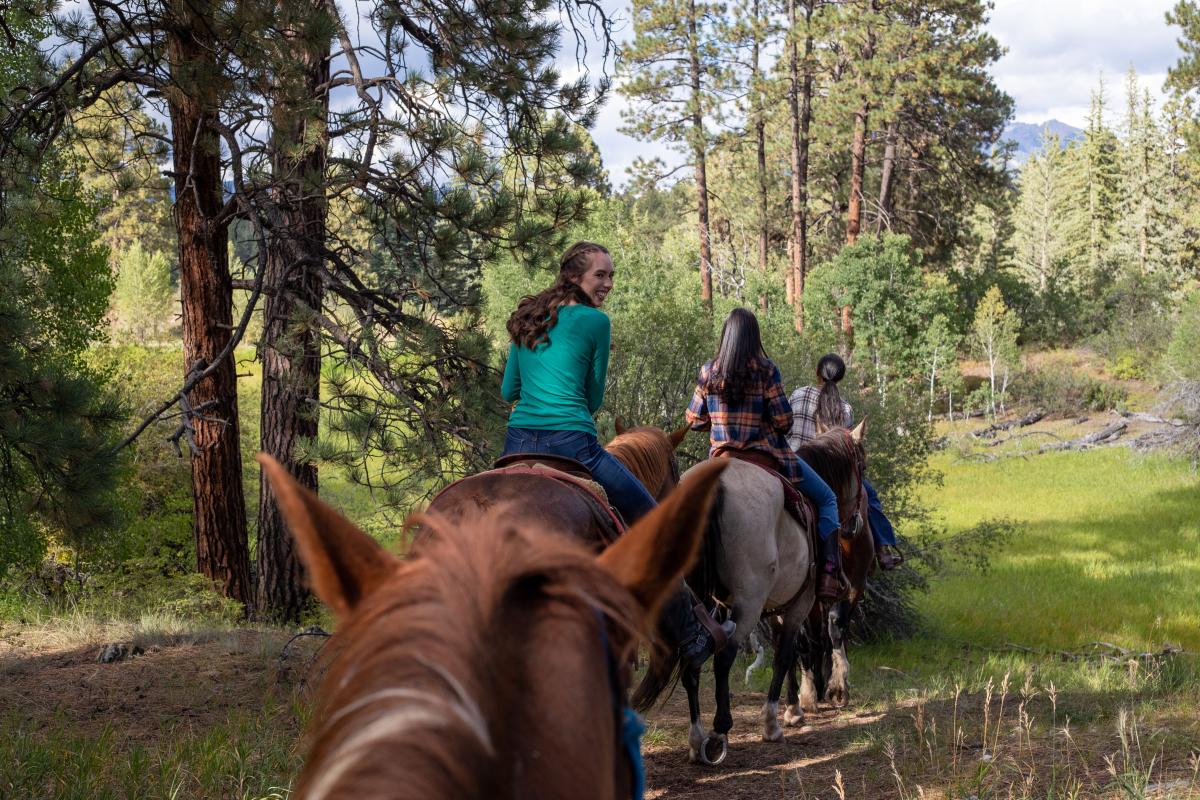 Horseback Riding at Bears Ranch During Summer | Hans Hollenbeck | Visit Durango