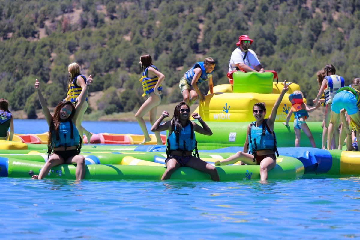 WiBit Park at Lake Nighthorse During Summer | Rhyler Overend | Visit Durango