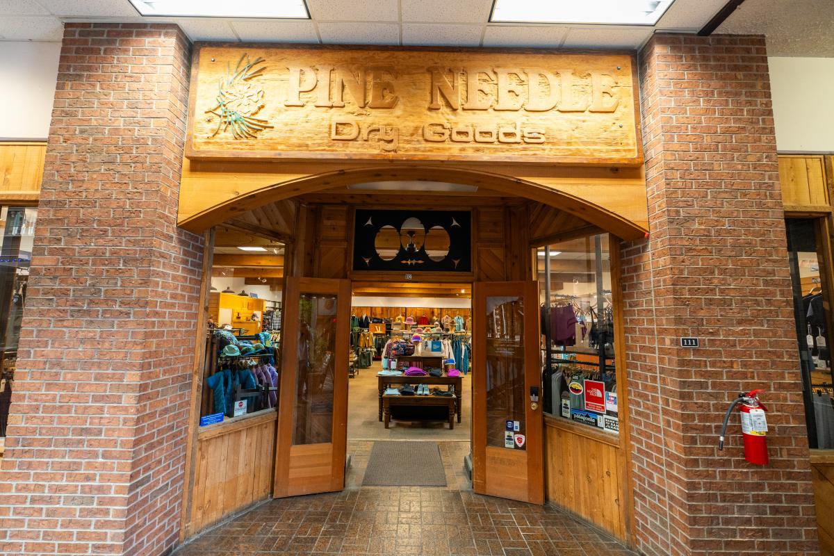 Shopping at Pine Needle Mountaineering