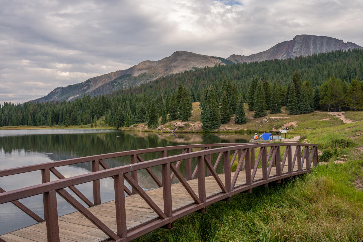 Andrews Lake in the Summer During Storm