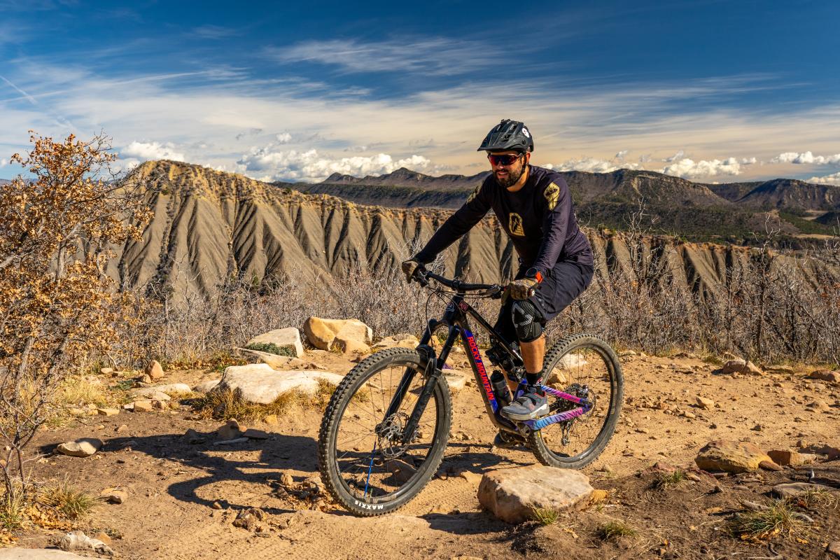 Mountain Biking in the Twin Buttes Area During Fall