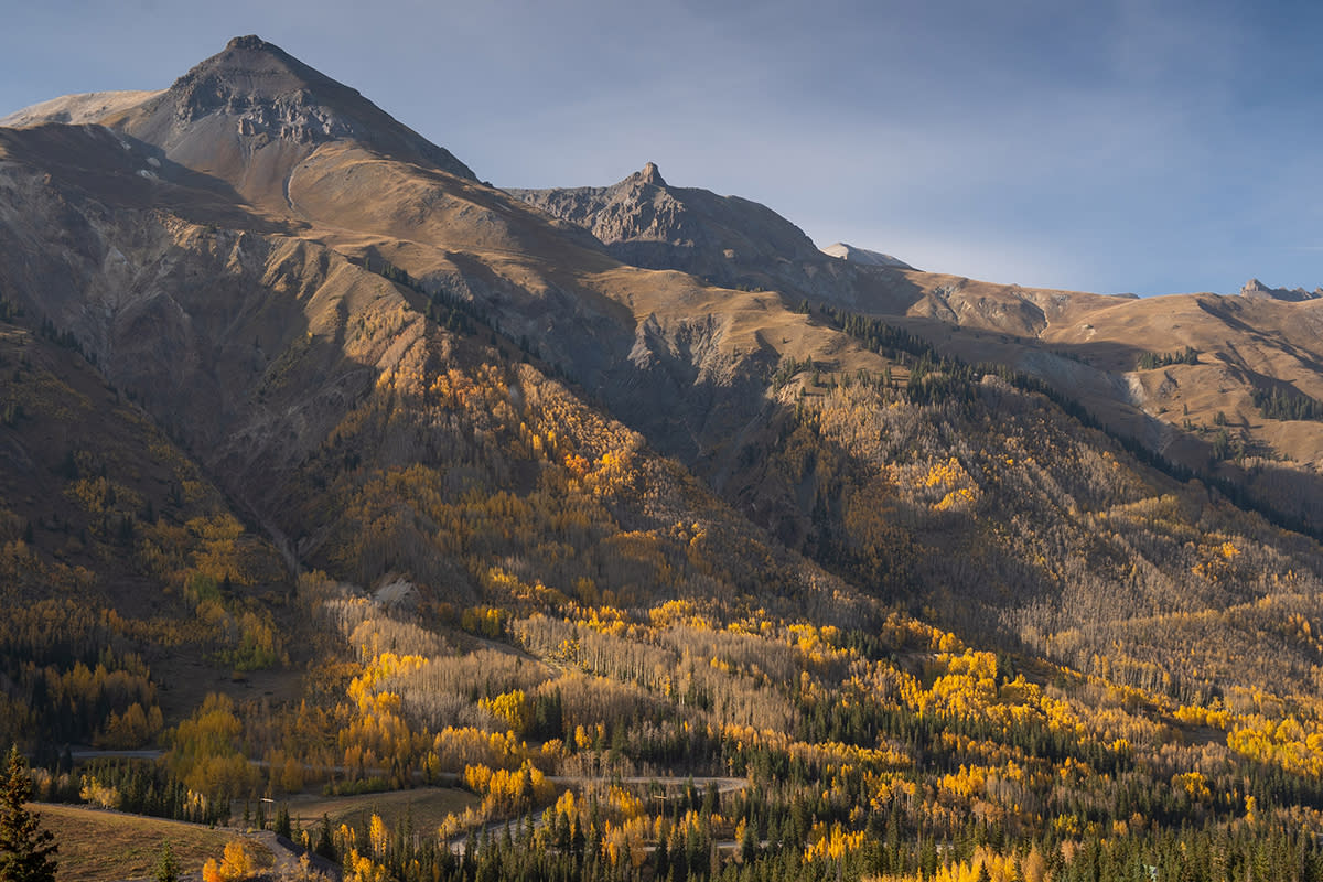 Red Mountain Pass, Ouray, Colorado During the Fall