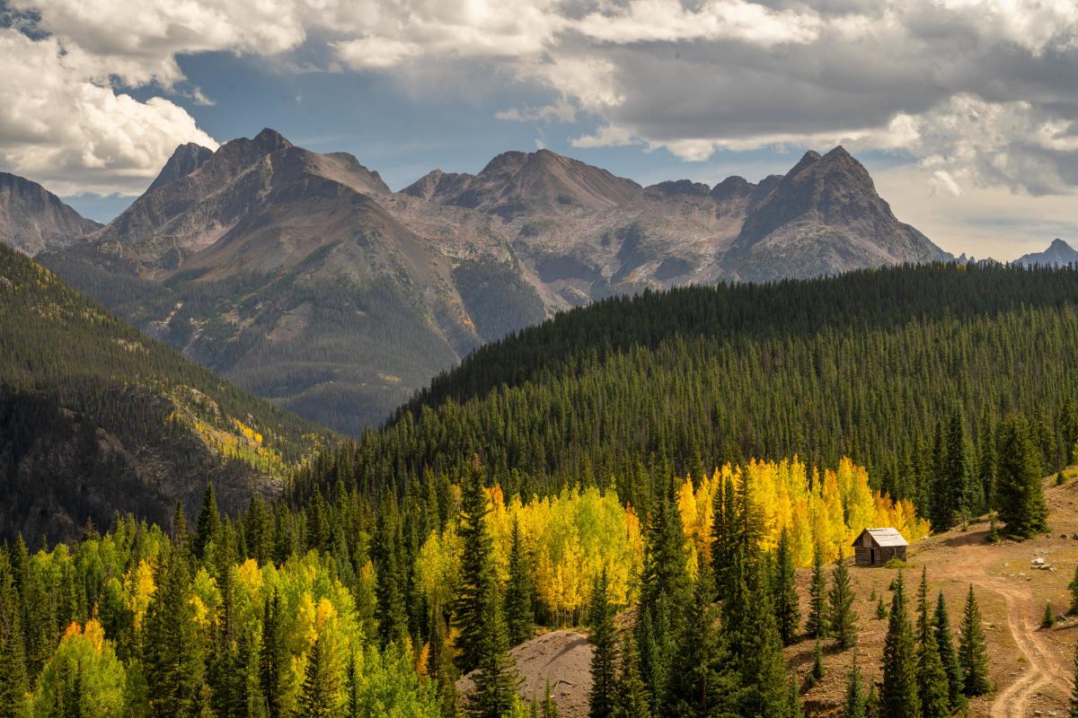 Grenadier Range During Fall from Molas Pass