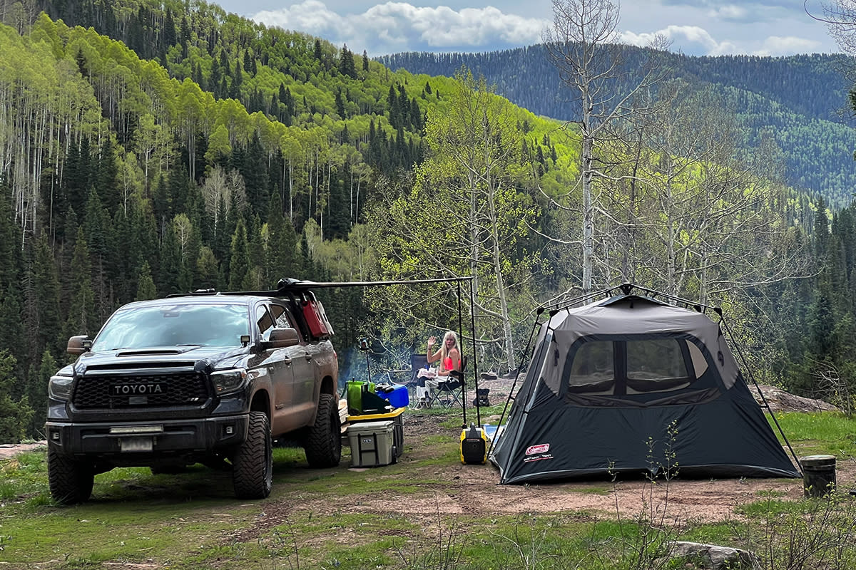 Camping off of Madden Peak Road During Summer in Durango