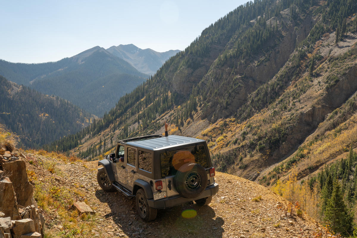 Jeeping and OHVing in La Plata Canyon During Fall