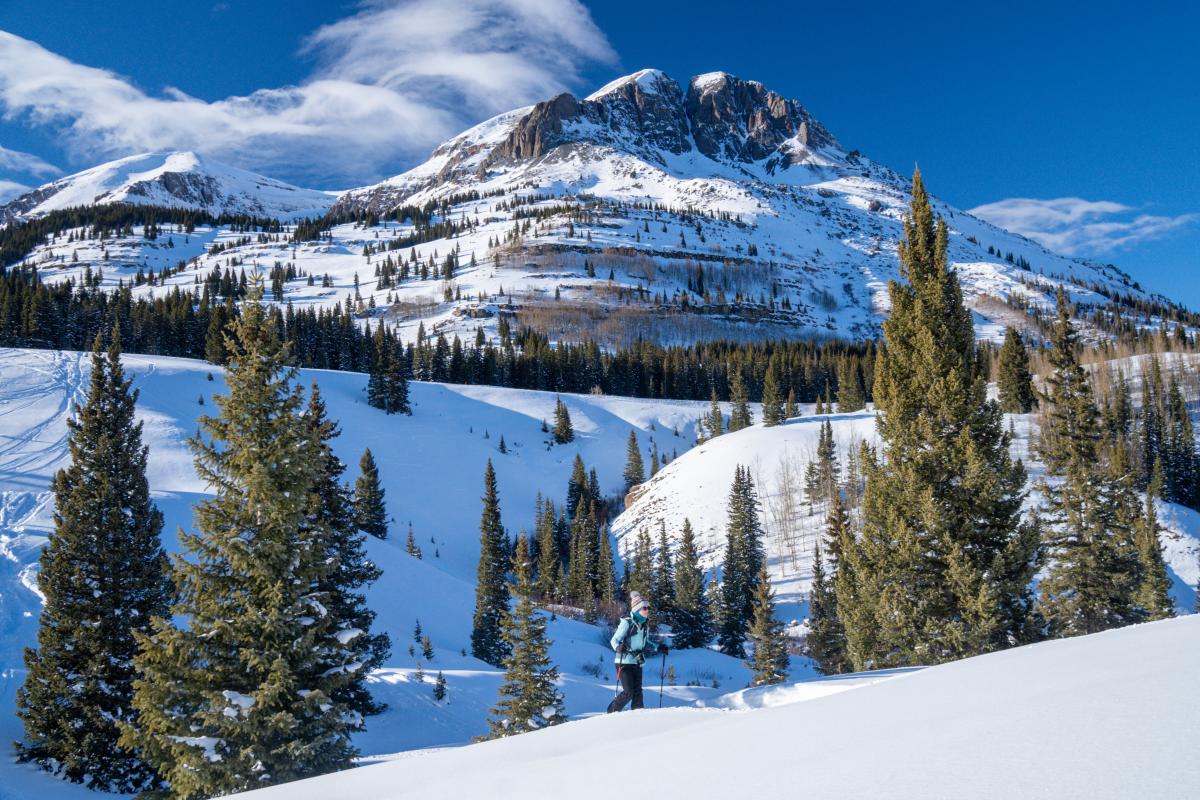 Snowshoeing on the Colorado Trail