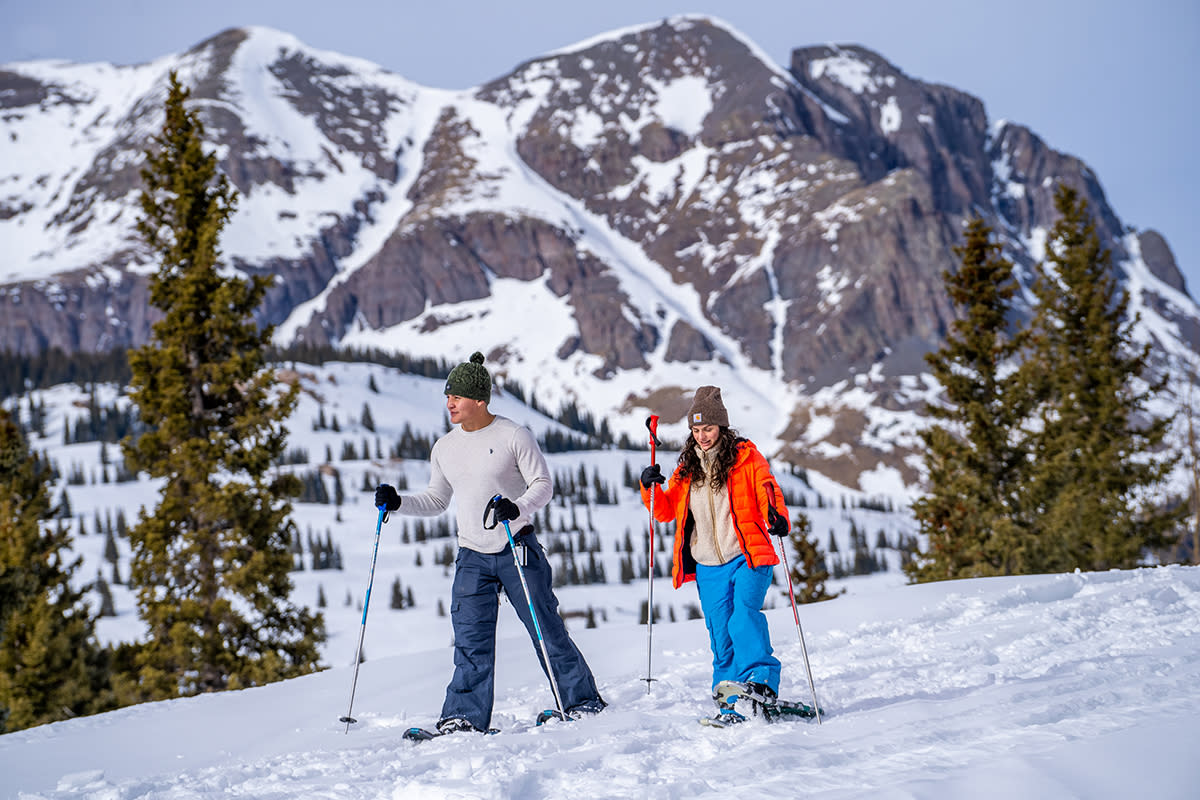 Snowshoeing at Molas Pass During the Winter