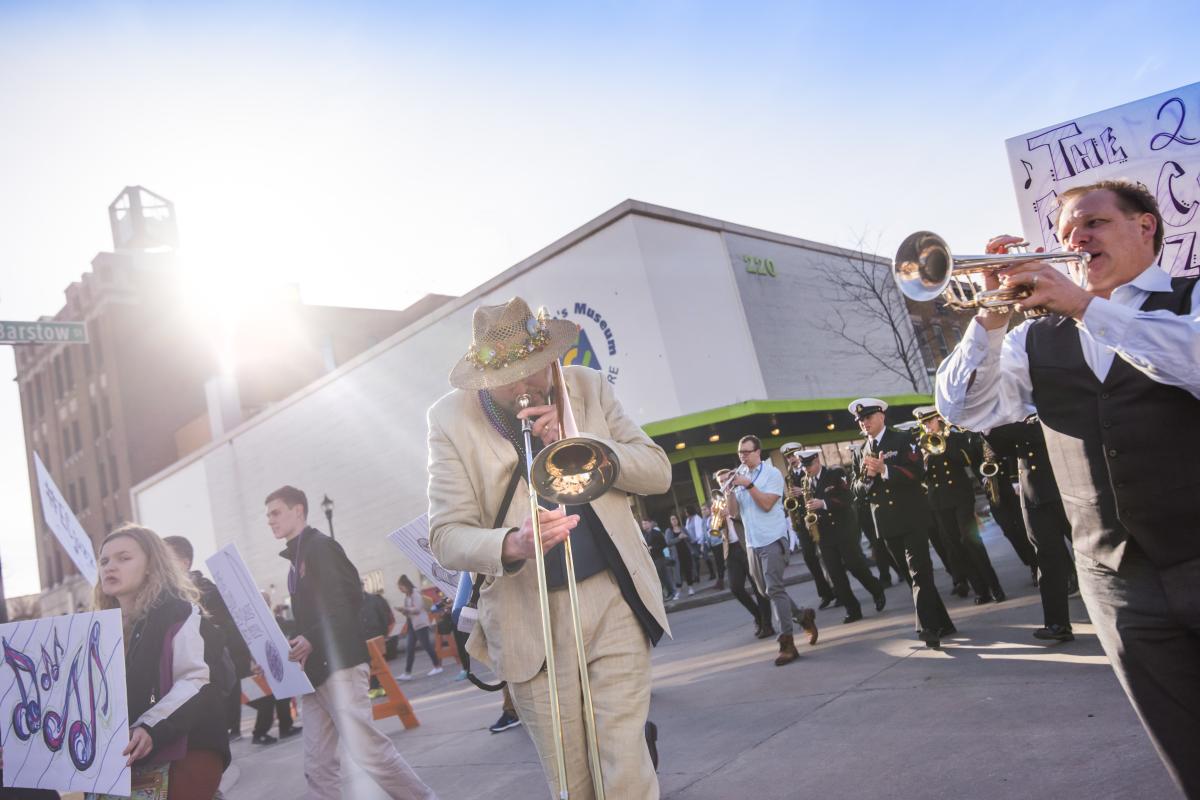 Eau Claire Jazz Festival's Jazz Crawl in downtown Eau Claire